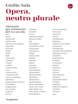 cover image of Opera, neutro plurale